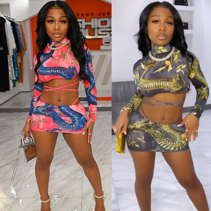 Two Piece Outfit With Mini Skirt And Ruffle Top For Summer Outfits Casual