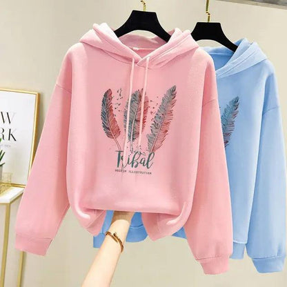 Feathered Elegance Hoodie - itsshirty