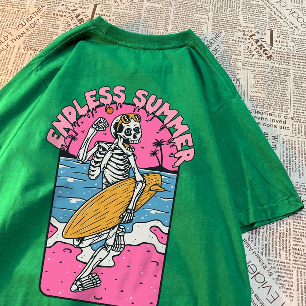 Skeleton Love Matching Couple T-Shirts – 100% Cotton Comfort