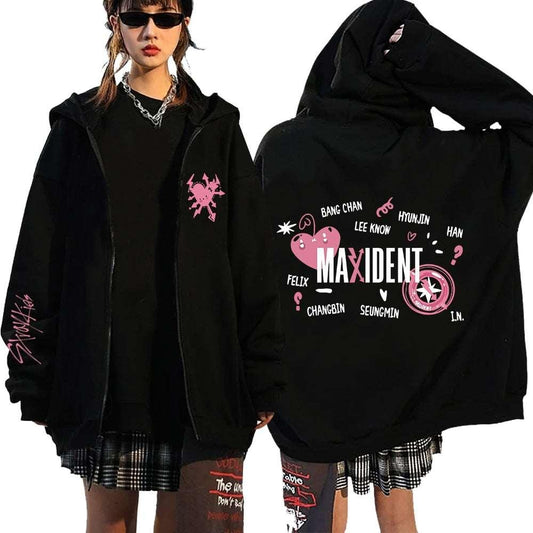 Hot Kpop Stray Kids Maxident Hoodie