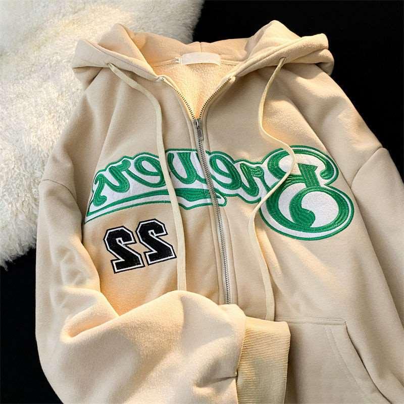 Letter Print Casual Hooded Sweatshirts