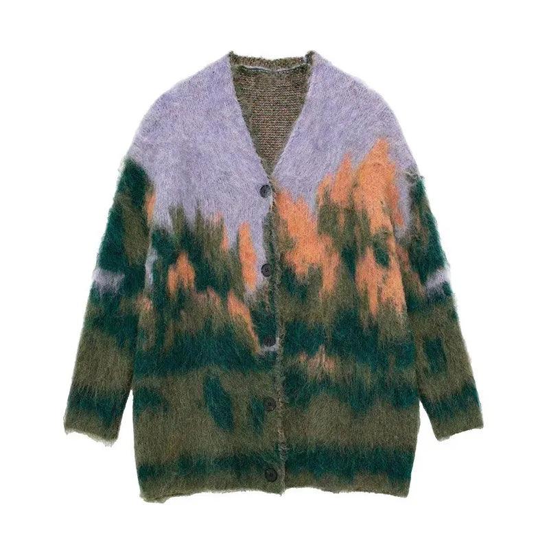 Nature Palette Tie-Dye Cardigan - itsshirty