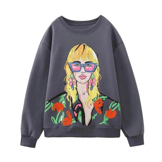 O-Neck Cozy Couture Sweatshirt - itsshirty