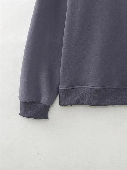 O-Neck Cozy Couture Sweatshirt - itsshirty