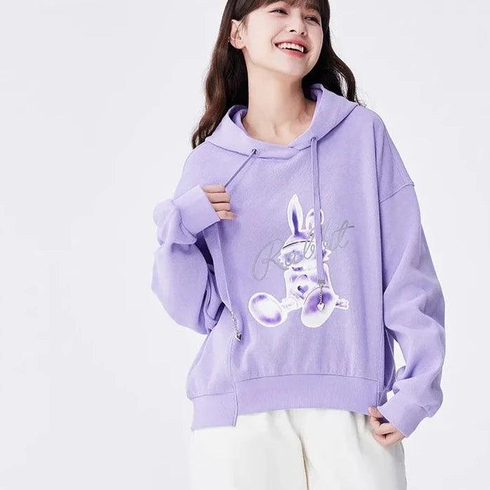 Rabbit Pullover Trendy Hooded - itsshirty