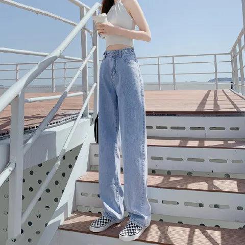 Retro Reverie High-Waisted Y2K Denim - itsshirty