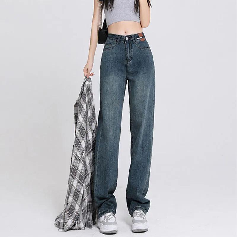 Retro Reverie High-Waisted Y2K Denim - itsshirty