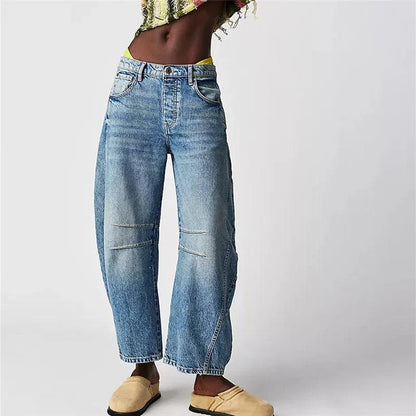 Vintage Vogue Mid-Rise Cropped Jeans - itsshirty