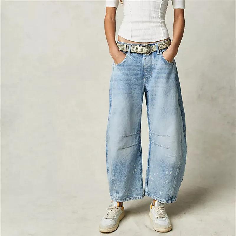 Vintage Vogue Mid-Rise Cropped Jeans - itsshirty