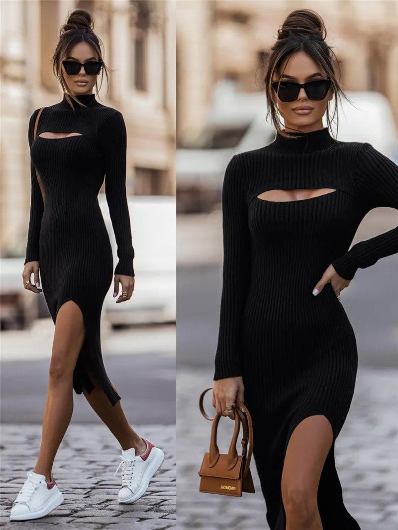 Winter Wonder Bodycon Midi Dress - itsshirty