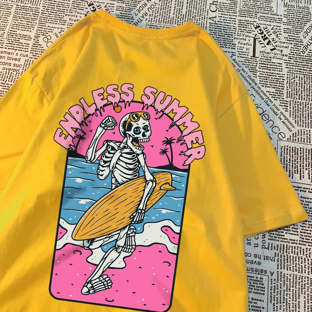 Skeleton Love Matching Couple T-Shirts – 100% Cotton Comfort