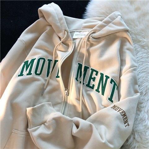 Casual Letter Embroidery Hoodie - Winter Fleece Collection - itsshirty