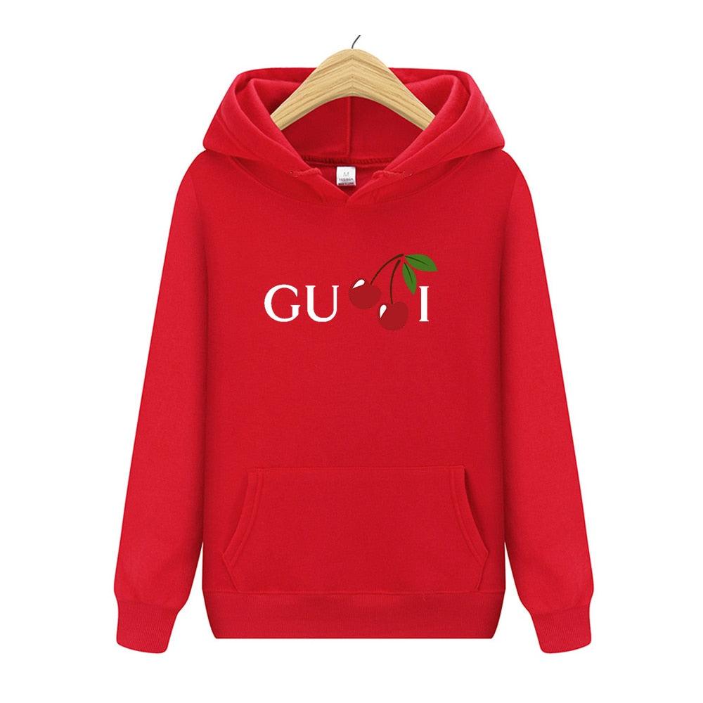 Women's Cherry Letter Hoodie - itsshirty