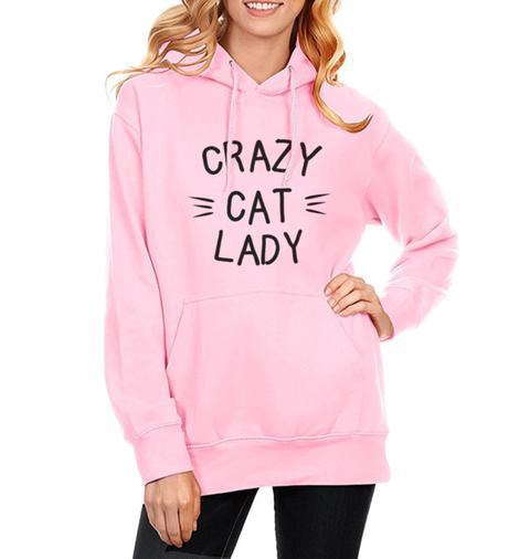 Women's Crazy Cat Lady Hoodie - itsshirty