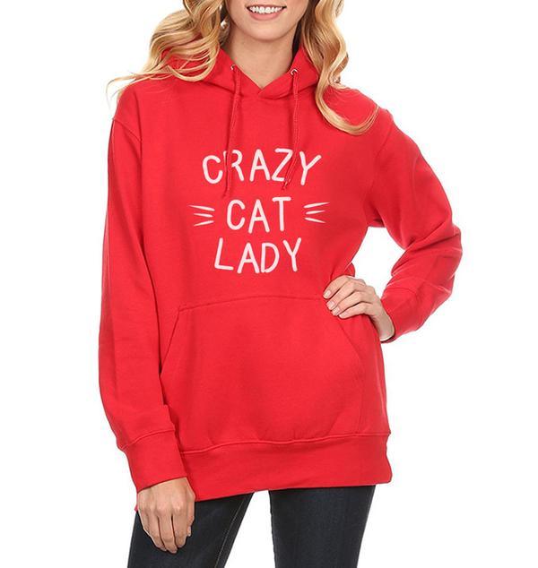 Women's Crazy Cat Lady Hoodie - itsshirty