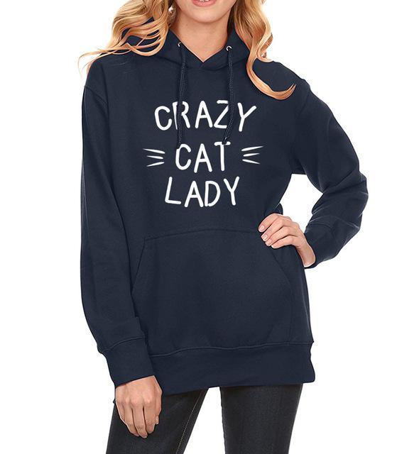 Women's Crazy Cat Lady Hoodie - itsshirty
